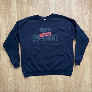 WWE 2K22 Wrestling Game “Hits Different” Promo Sweatshirt Pullover Black Sweater